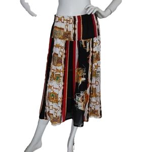 LOLITA PARIS SILK VINTAGE PLEATED COUPE SKIRT SIZE 8